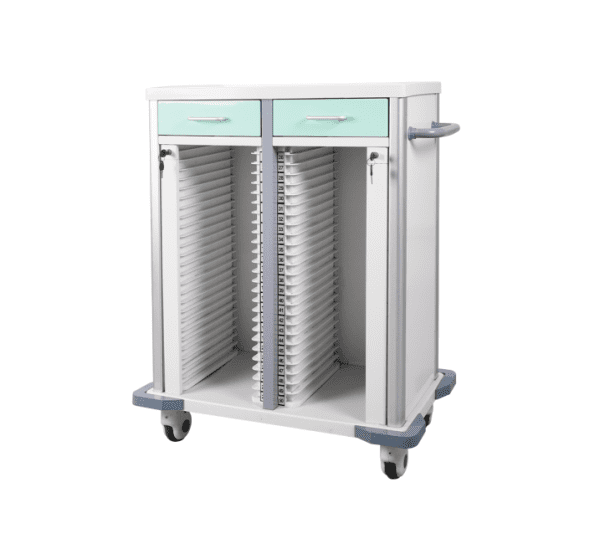 50-Compartment Medical Chart Holder ZX