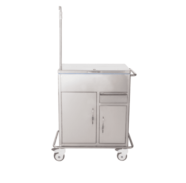 Fully Enclosed Stainless Steel Emergency Trolley AB21